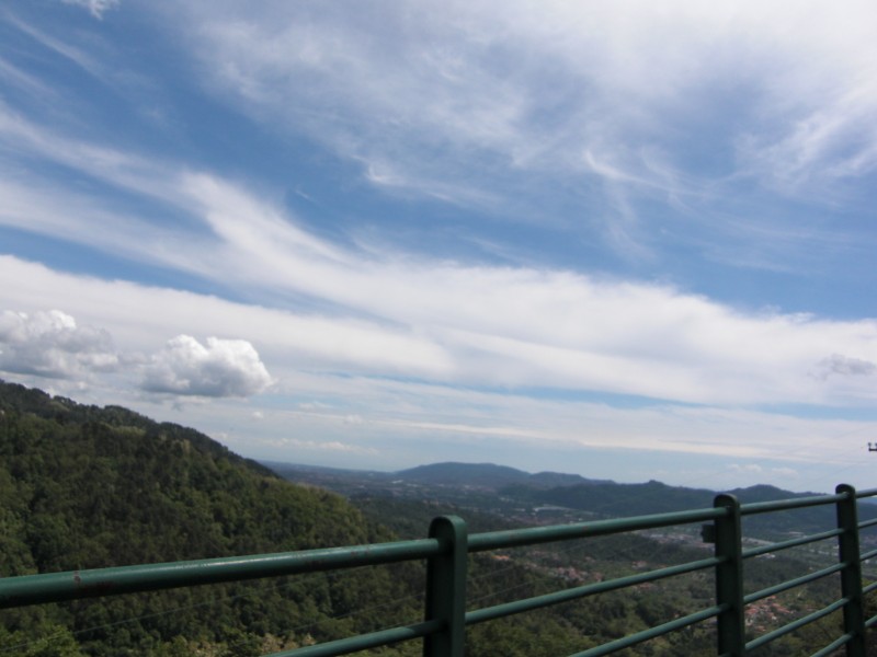 vista sul mare da Montedivalli, in Lunigiana